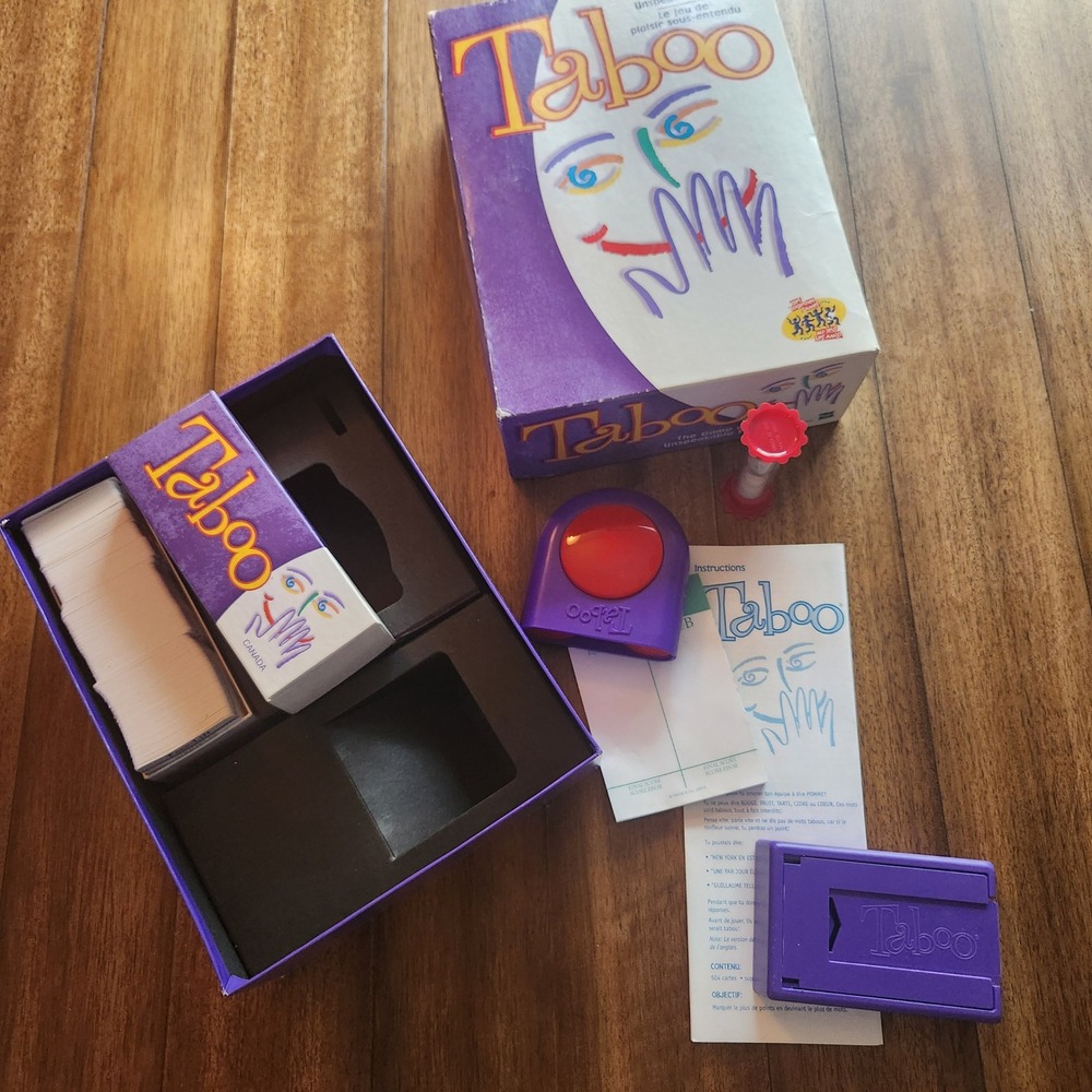 Taboo Party‎ Board Game Fun for Ages 12 Plus Family Night